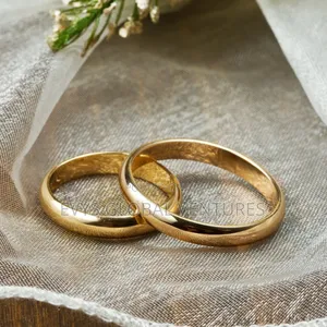 2 PCS Couple Rings Matching Stainless Wedding Bands