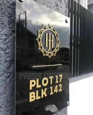 House Number Signage