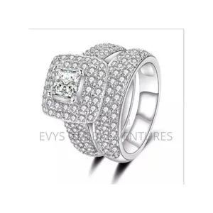 Wedding Rings Set for Women - Silver
