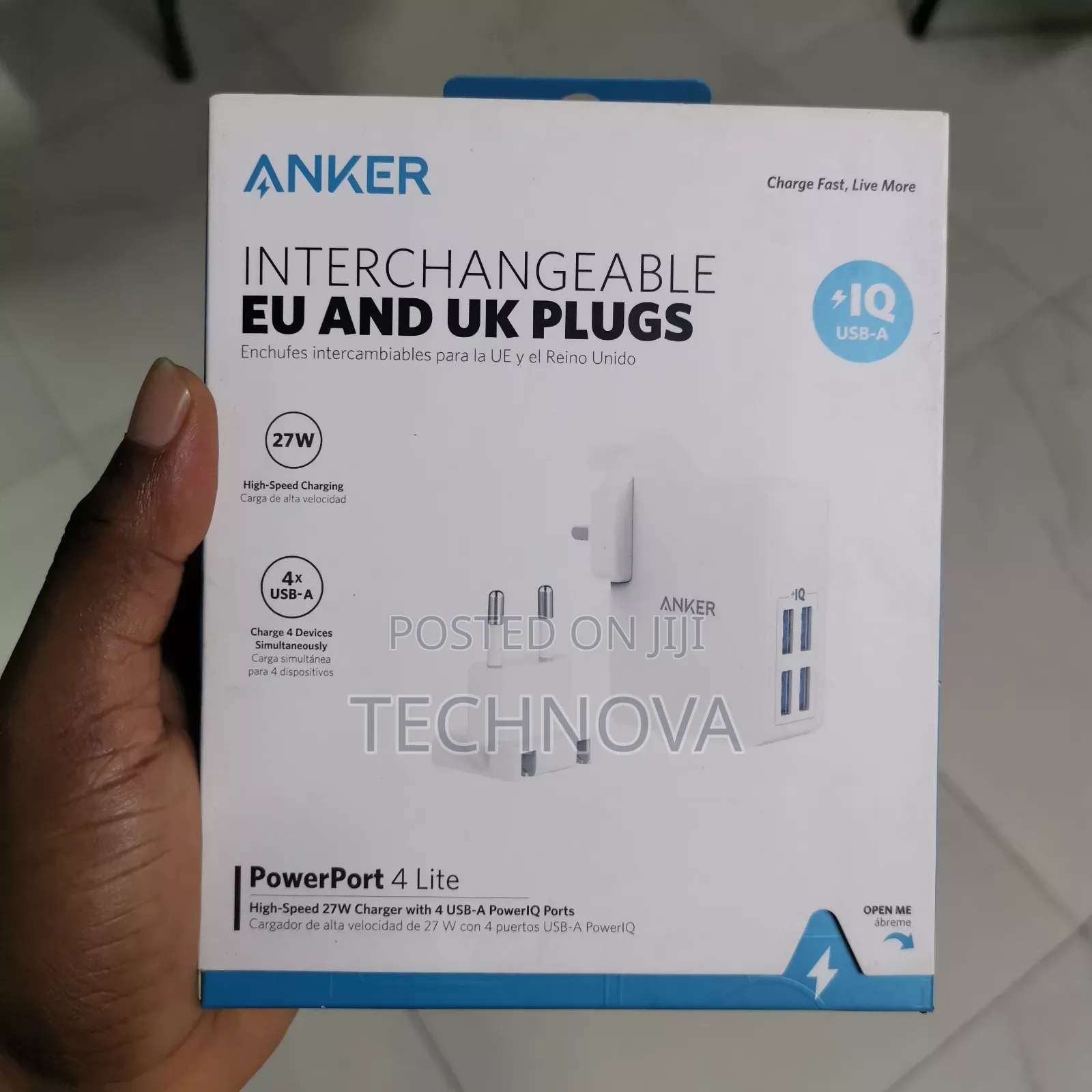 Anker 27w Powerport 4 Lite Interchangeable