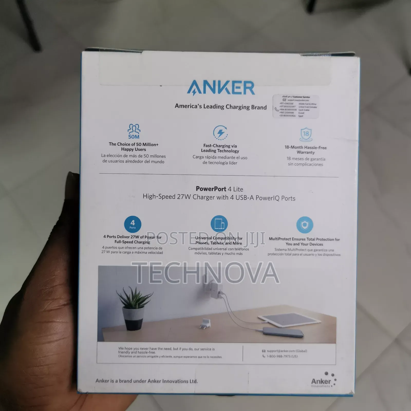 Anker 27w Powerport 4 Lite Interchangeable