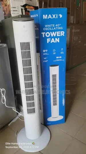 New Maxi 42"Inch Tower Fan ( 3 Speed ) Super Breeze > 1 Yrs Warranty