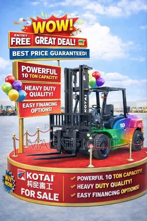 Industrial 10 Ton Forklift – Super Strong Machine For Heavy Duty Oper