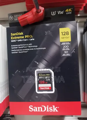 Sandisk 128gb Extreme Pro Sd 200mbps