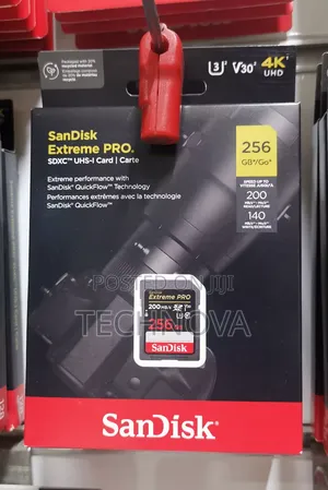 Sandisk 256gb Extreme Pro Sd 200mbps