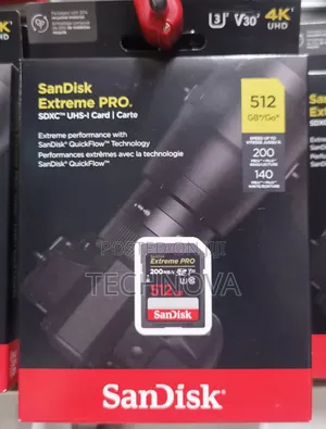 Sandisk 512gb Extreme Pro Sd 200mbps