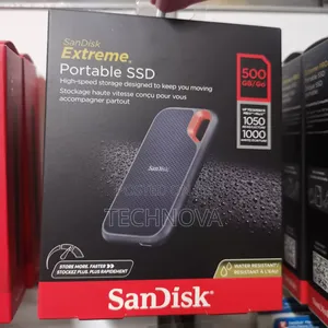 Sandisk 500gb Extreme Portable SSD 1050mbps (Model Sdssde61-500g-G25)