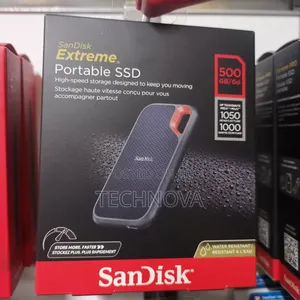Sandisk 500gb Extreme Portable SSD 1050mbps (Model Sdssde61-500g-G25)