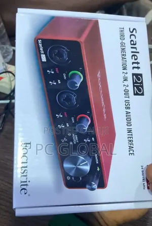 Focusrite Soundcard 2i2 Scarlet