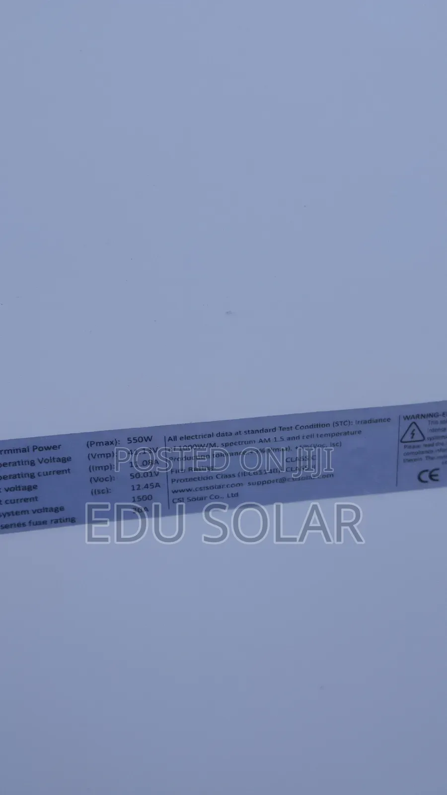 Solar Panel 550w