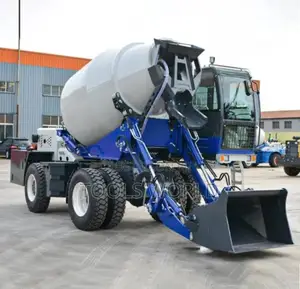 Powerful 4m3 Self-Loading Concrete Mixer Truck– Efficient and Reliable