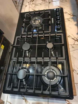 Original Bosch Built-in Black Stainless Steel 5 Burners Gas Cooker,