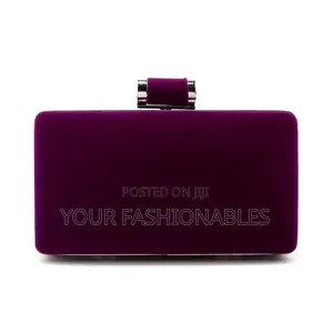 Elegance Purple Clutch Purse