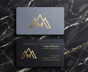 3d Embossed Premium Business Cards - World-Class Finishing