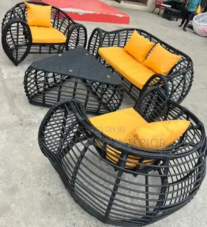 Elegant Rattan Seating Set