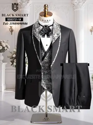 Exclusive Designers Turkish Blacksmart Tuxedo Men’S Suit