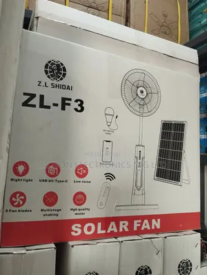 Original Quality Zl Shidai Solar Fan