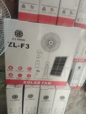 18" Az Shidai Solar Fan With Panel