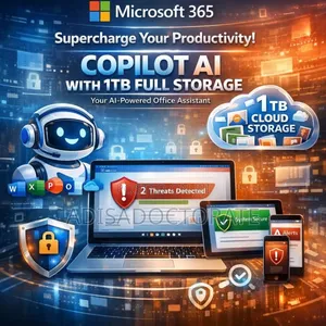 Newest Microsoft Office 365 With Copilot, Ai And 1tb +Secured Storage,