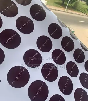 Round Shape Sticker Print