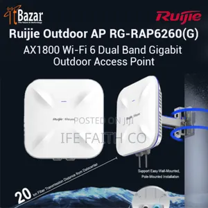 Ruijie Dual Band Gigabit Wifi 6 Outdoor Access Point