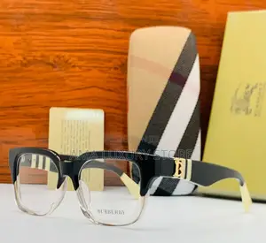 Burberry Luxury Unisex Transparent Designer Glasses