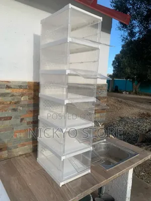 Multi-Layer Plastic Storage Organizer 