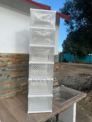 Multi-Layer Plastic Storage Organizer 
