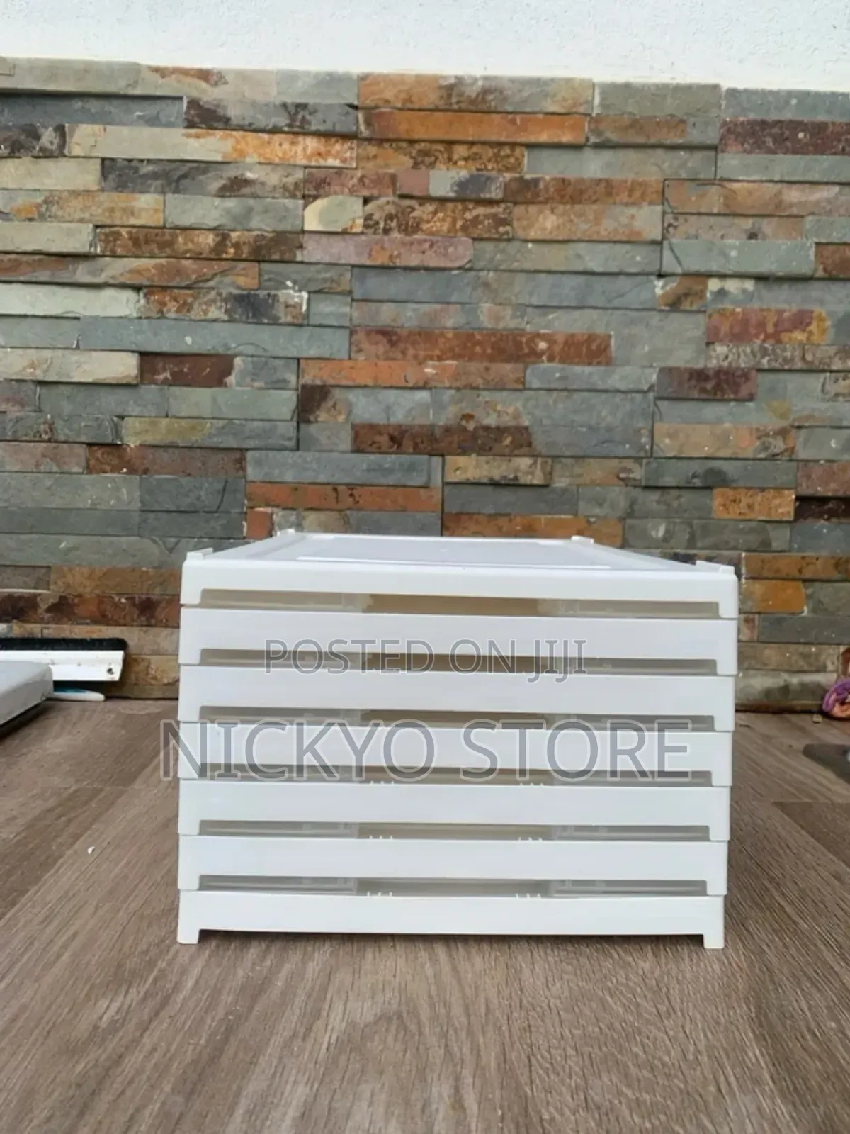 Multi-Layer Plastic Storage Organizer 