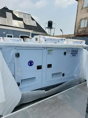 ~Sp65kva Perkins Soundproof Generator With Warranty