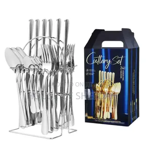 24-Piece Stainless Steel Cutlery