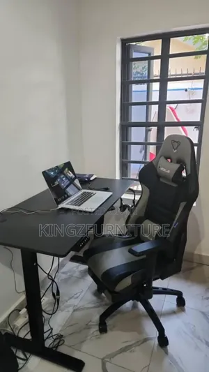 Furgle Ergonomic Gaming Chair and Desk,