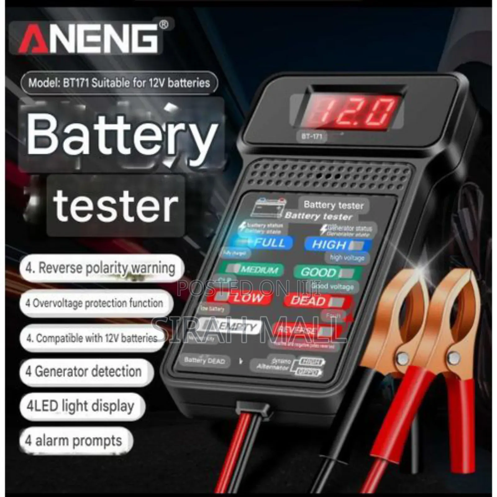 Car Battery Detector Tester Multi Function Detector