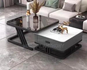 New Design Center Table One Plus Two With Drawer