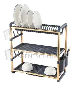 3 Layer Aluminum Dish Rack
