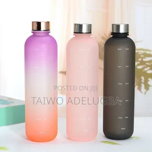 1l Quality Water Bottle With Time Marker
