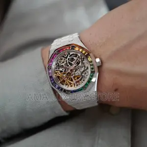 Audemars Piguet Luxury Frosted Strap Men's Designer Wristwatches