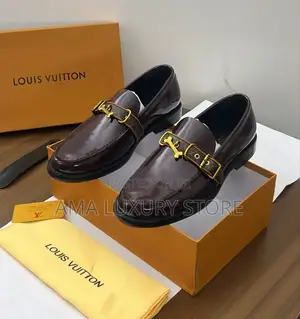 Louis Vuitton Luxury Patent Leather Corporate Shoes