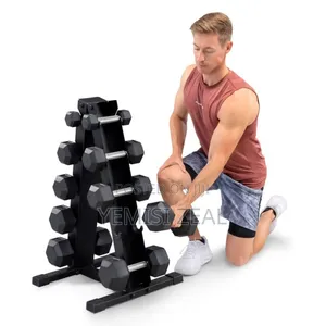 5 Pairs Dumbbell Rack Set For Home And Commercial Use