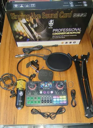 Marktone Usa Bm800 Singing Live Sound Card With Studio Microphone