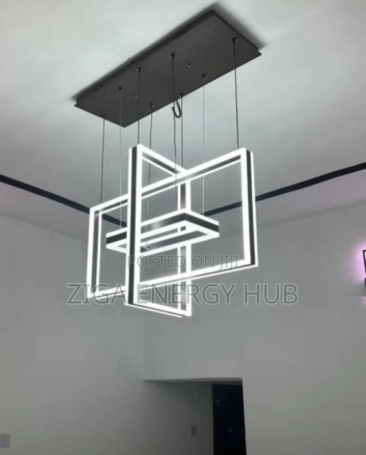 3 Square Stylish Chandelier Light