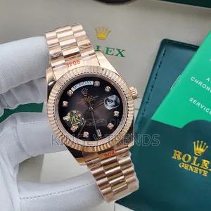 Luxury Rolex Day and Date
Stone Numbers
Wristwatch