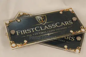 Acrylic Plate Number