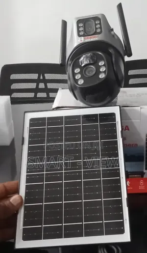 Dual Lens PTZ Solar Powered CCTV Cameras. 4g Sim Enabled