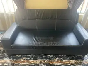 Nearly Used 7 Seater Leather Couch for Sale at an Affordable Price