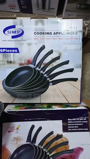 SMP Cooking Frying Pan Non-Stick Set 6 PCS