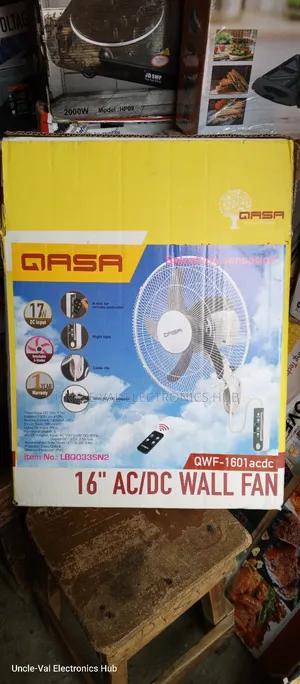 Qasa 16" Ac Dc Wall Fan