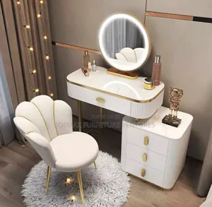 Dressing Mirror and Dresser Chair.