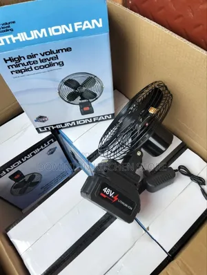 Portable Fan With 2 Battery