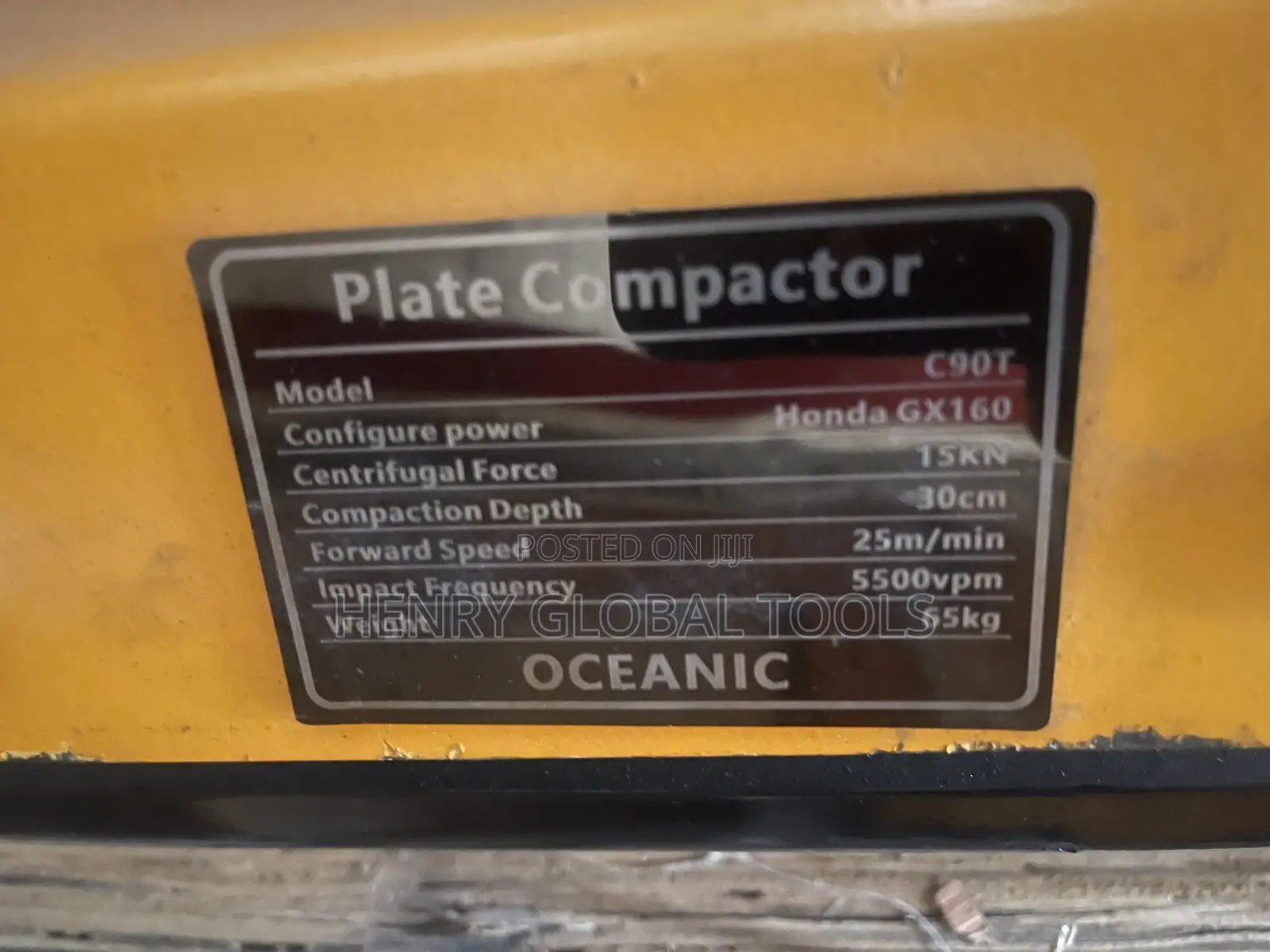 C90t Plate Compactor Machine